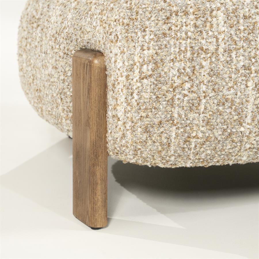 Fauteuil Reza bruin - beige Bay