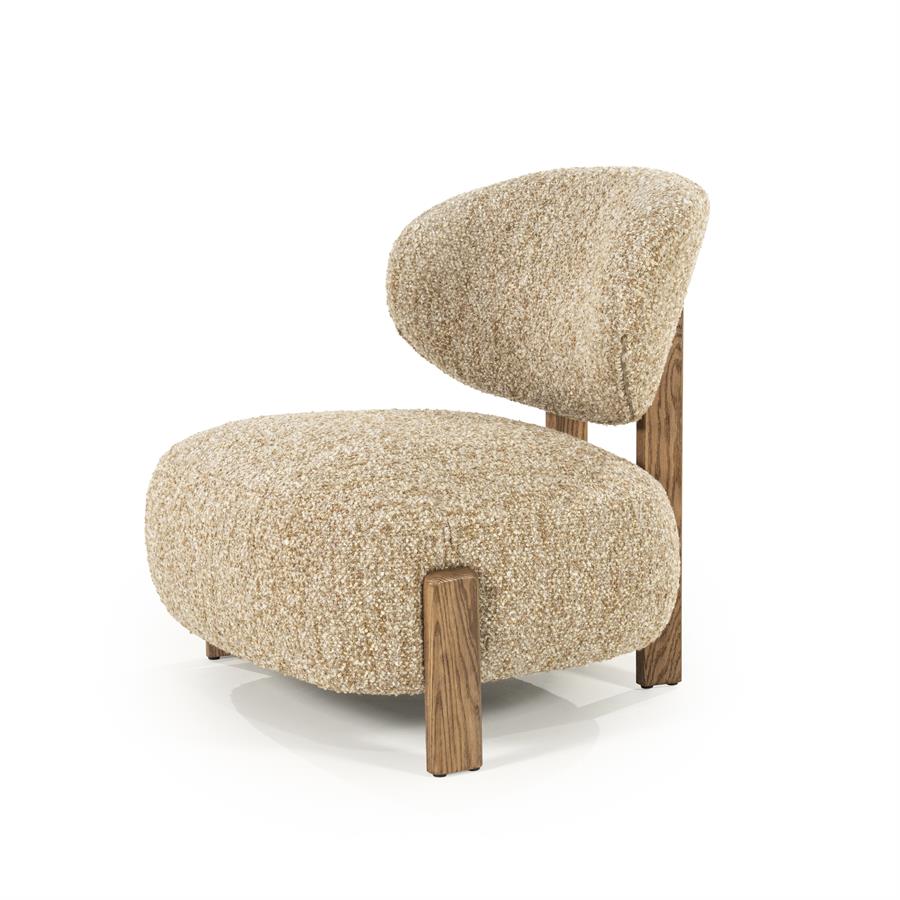 Fauteuil Reza bruin - taupe Bay