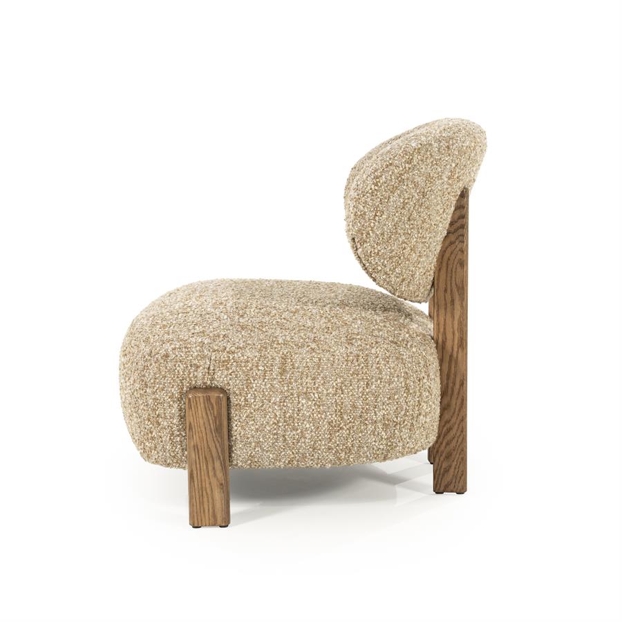 Fauteuil Reza bruin - taupe Bay