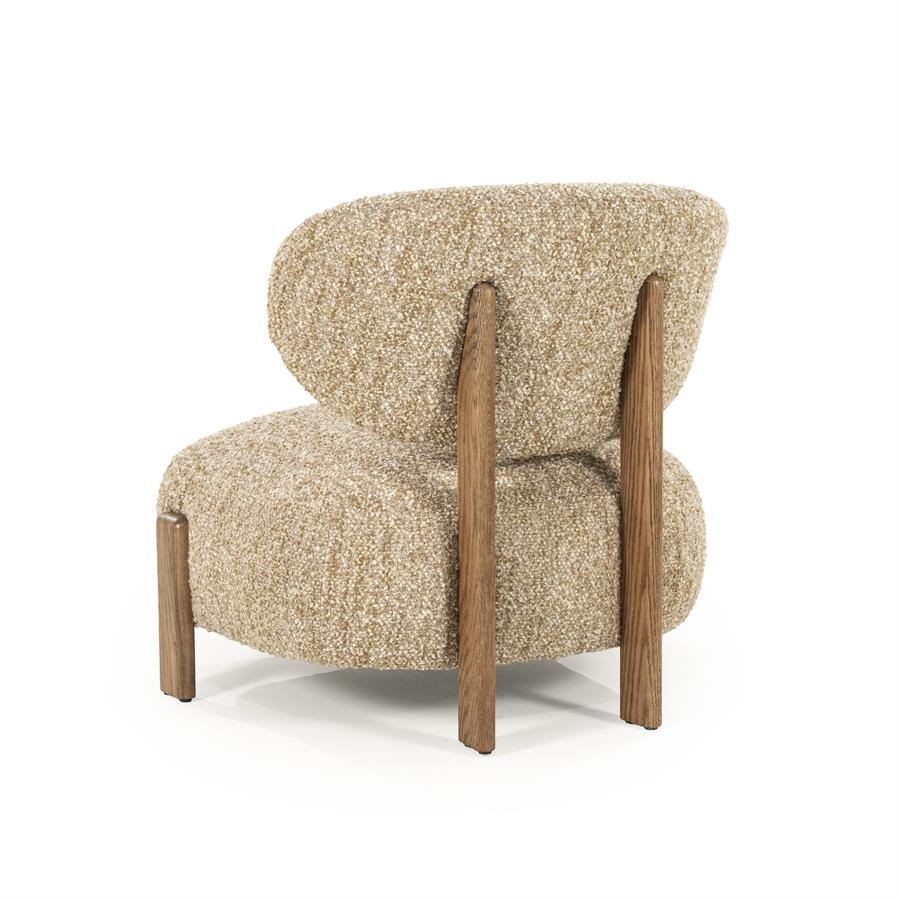 Fauteuil Reza bruin - taupe Bay