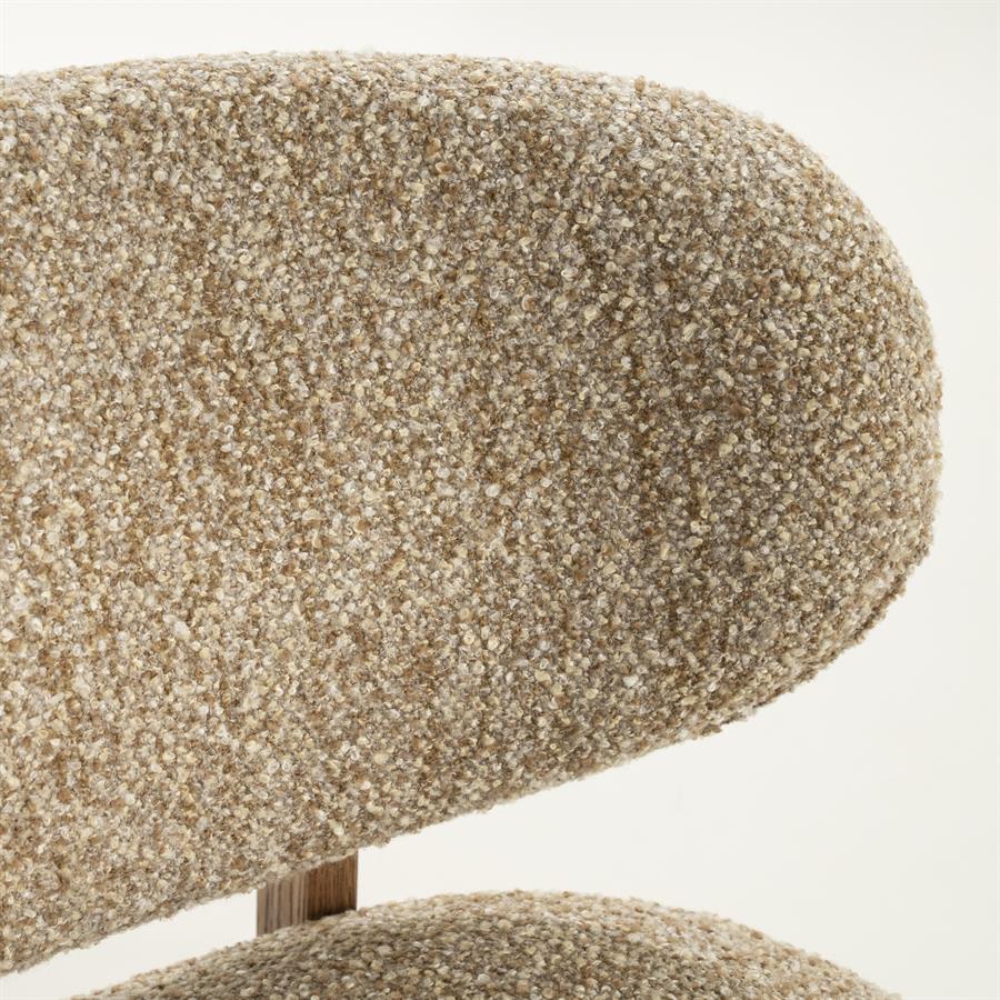 Fauteuil Reza bruin - taupe Bay