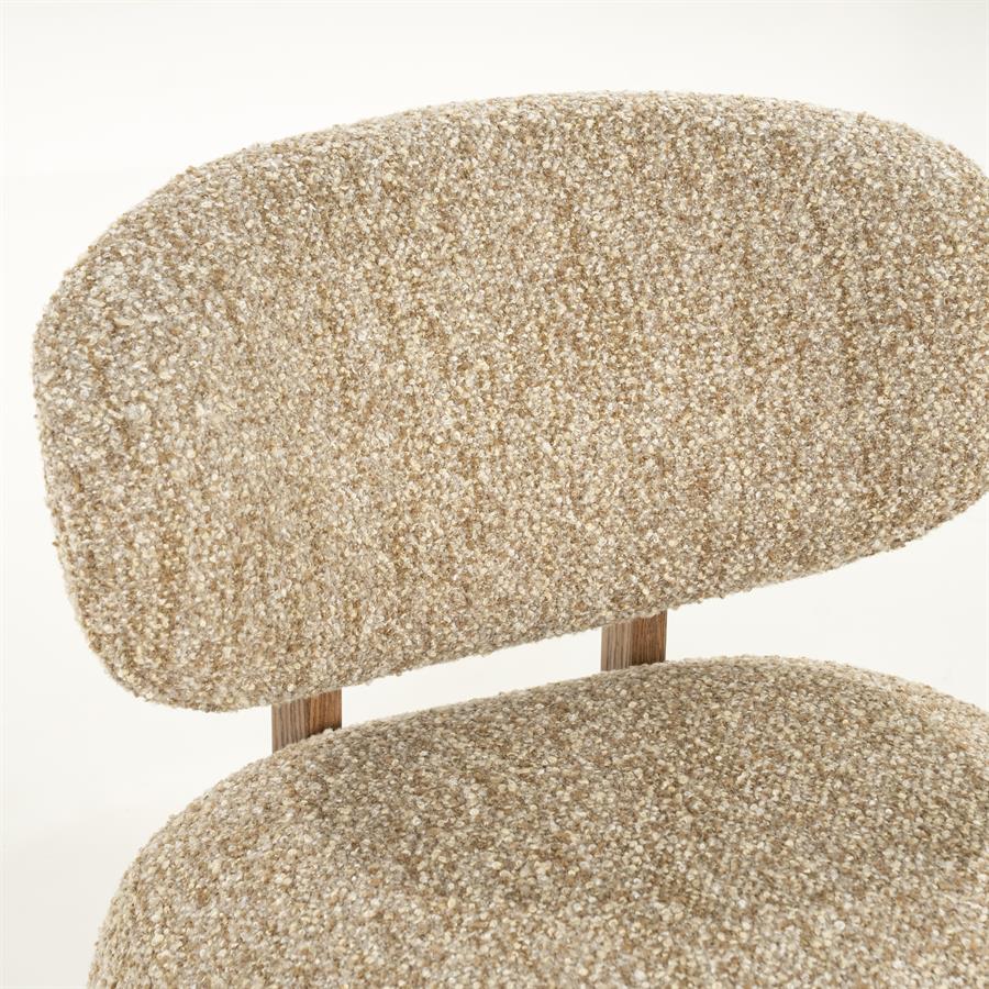 Fauteuil Reza bruin - taupe Bay