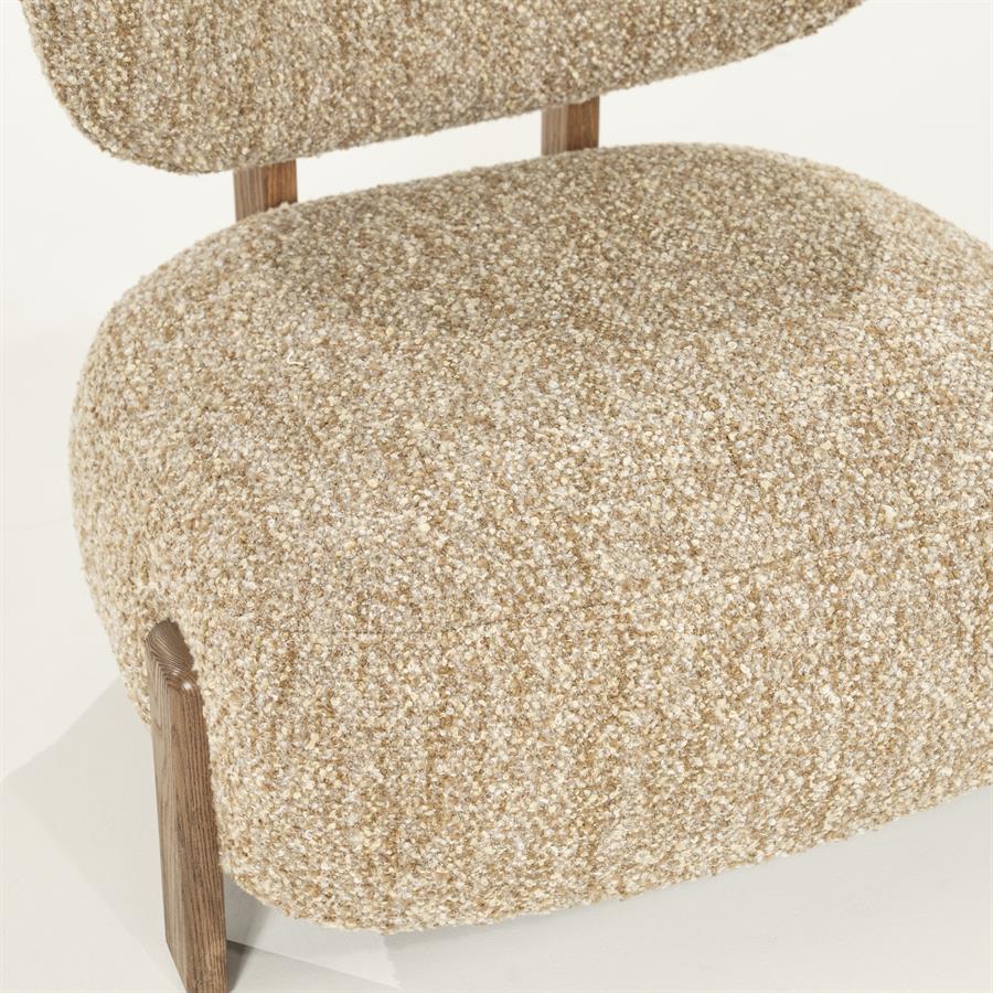 Fauteuil Reza bruin - taupe Bay