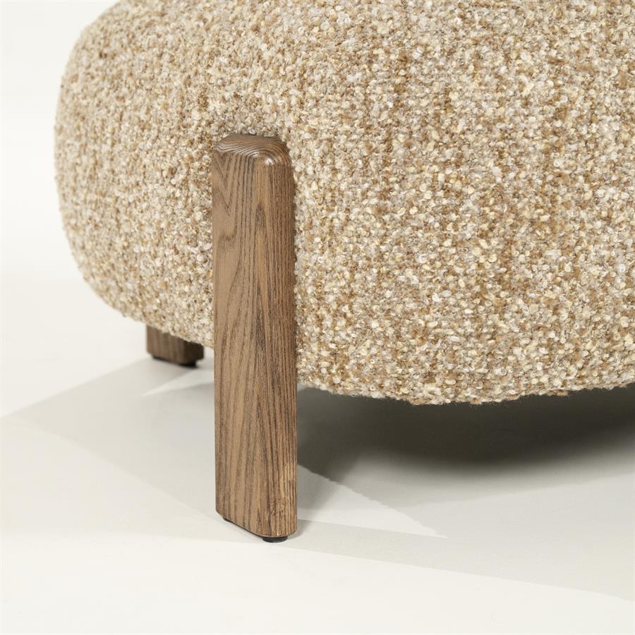 Fauteuil Reza bruin - taupe Bay
