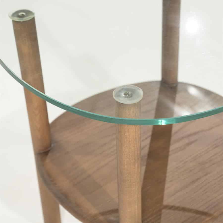 Bijzettafel Cleo - lichtbruin