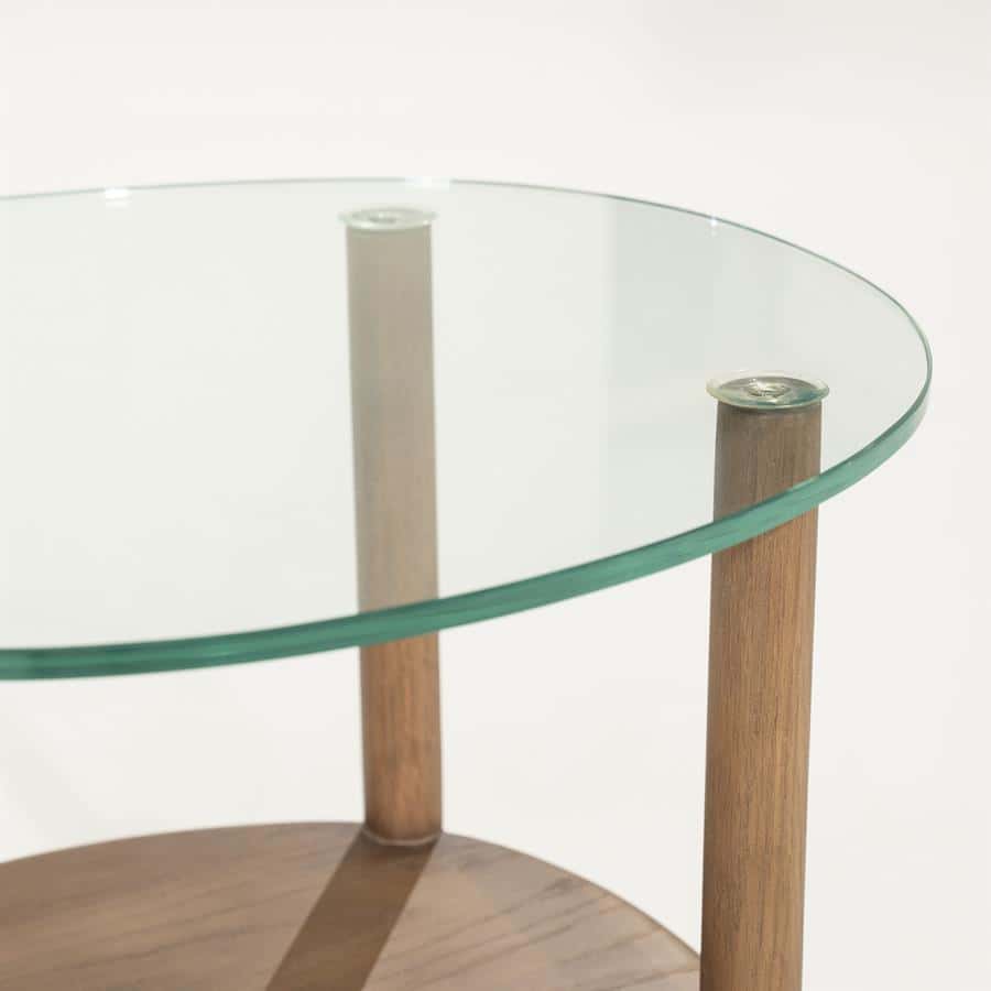 Bijzettafel Cleo - lichtbruin