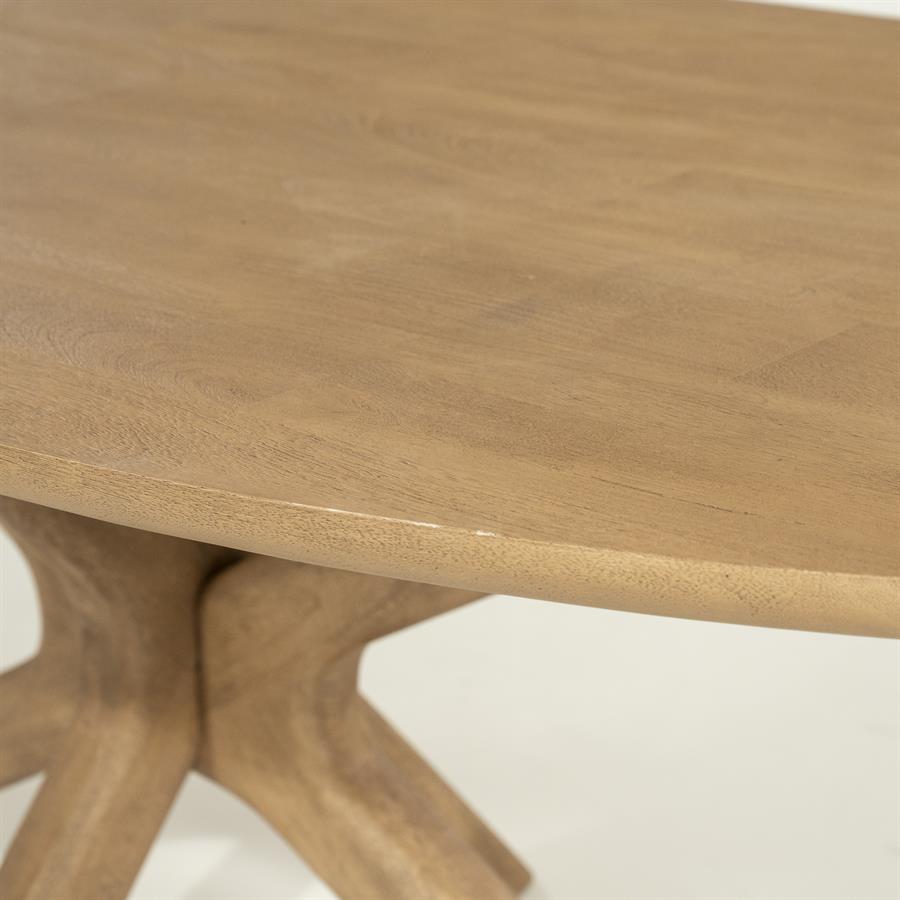 Eettafel Tycho 210x110 cm - naturel