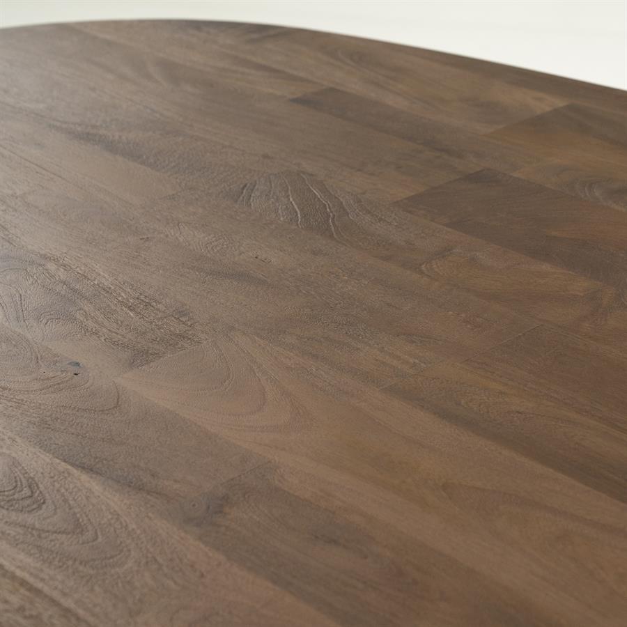 Eettafel Tycho 260x110 cm - lichtbruin