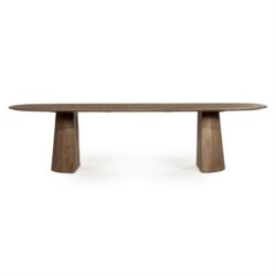 Eettafel Lune 300x105 cm - lichtbruin