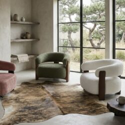 Fauteuil Bocks Be lovely en notenhout