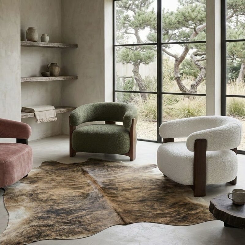 Fauteuil Bocks Be lovely en notenhout