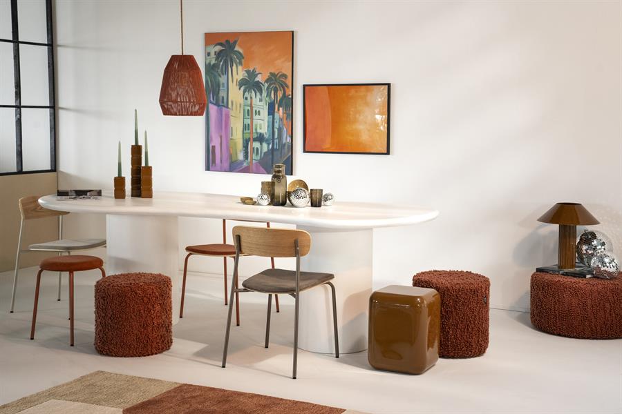 Stool Vista small - terracotta