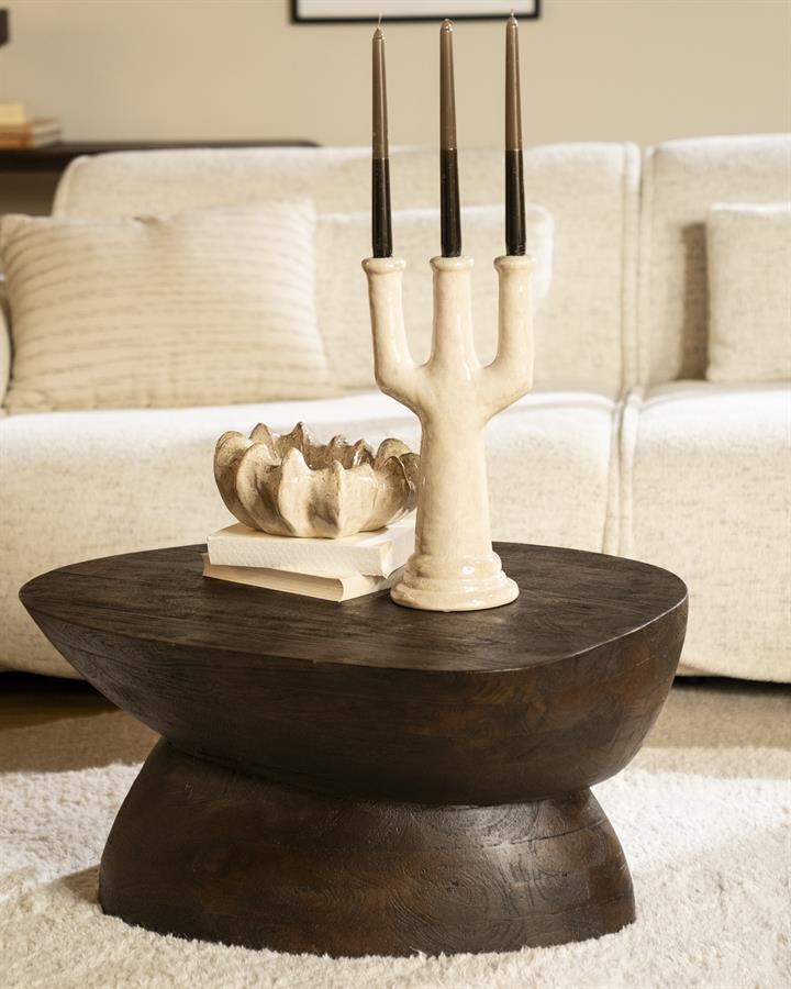 Coffee table Cobble - brown