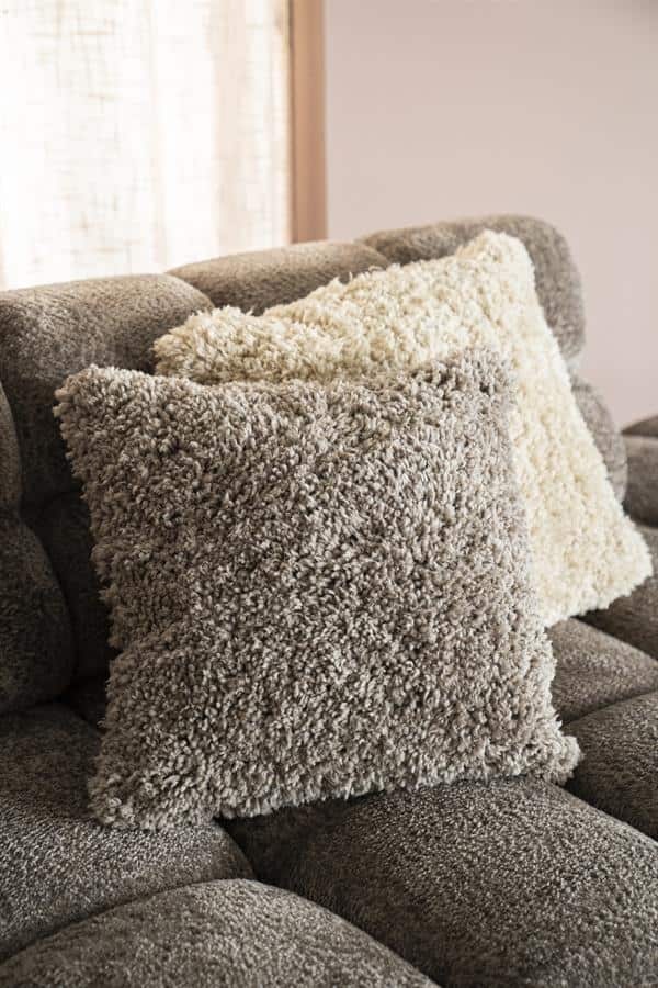 Knusse sierkussens op een moderne bank, perfect voor comfortabel wonen.