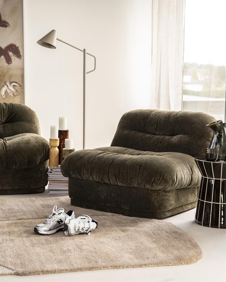 Lounge chair Nook - green
