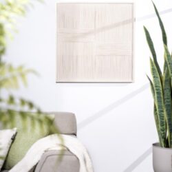 Sfeervolle woonkamer met Mokana meubels, modern en minimalistisch design met lichte houtafwerking en natuurlijke tinten.