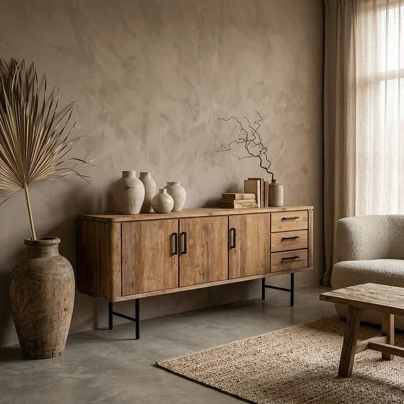 Dressoir Somo naturel teakhout