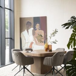 Eettafel Harmonie - bruin