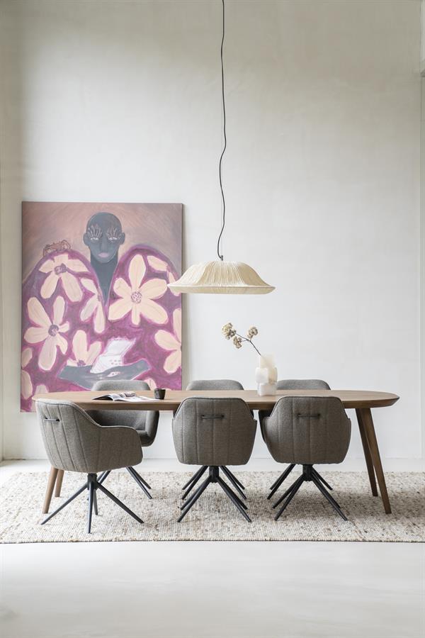 Eettafel Elijah 260x100 cm - bruin
