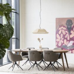 Eettafel Elijah 300x100 cm - bruin