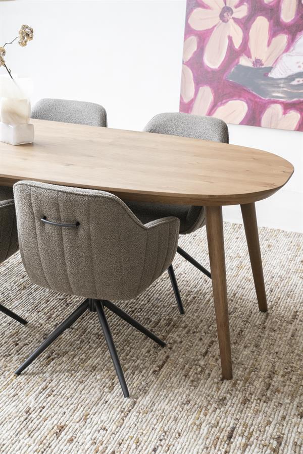 Eettafel Elijah 300x100 cm - bruin