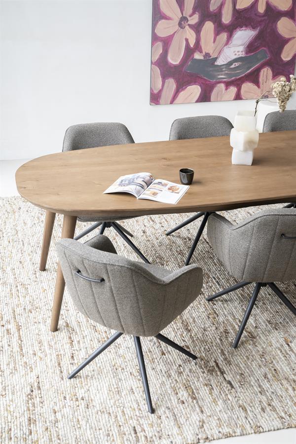 Eettafel Elijah 300x100 cm - bruin