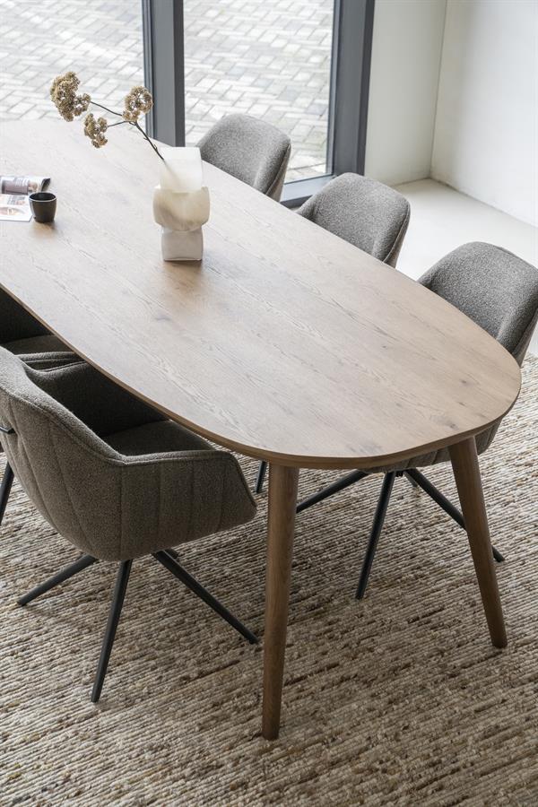 Eettafel Elijah 300x100 cm - bruin