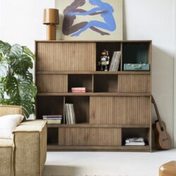 Boekenkast Milo - bruin