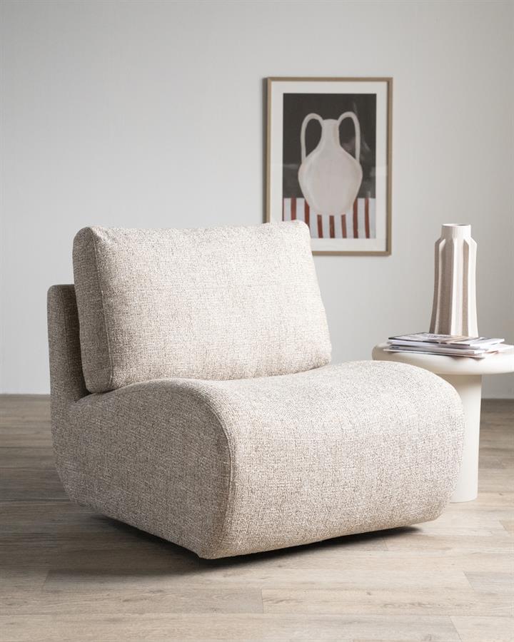Fauteuil Lucia - beige Donna