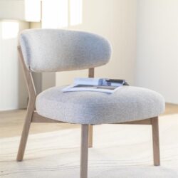 Fauteuil Mikky naturel - taupe Moon