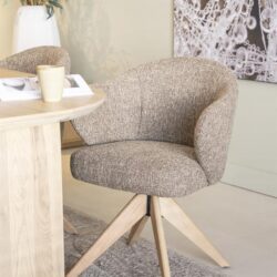 Stoel Connor naturel - bruin Donna