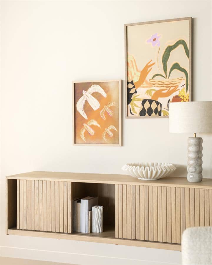 TV meubel Milo 180 cm - naturel