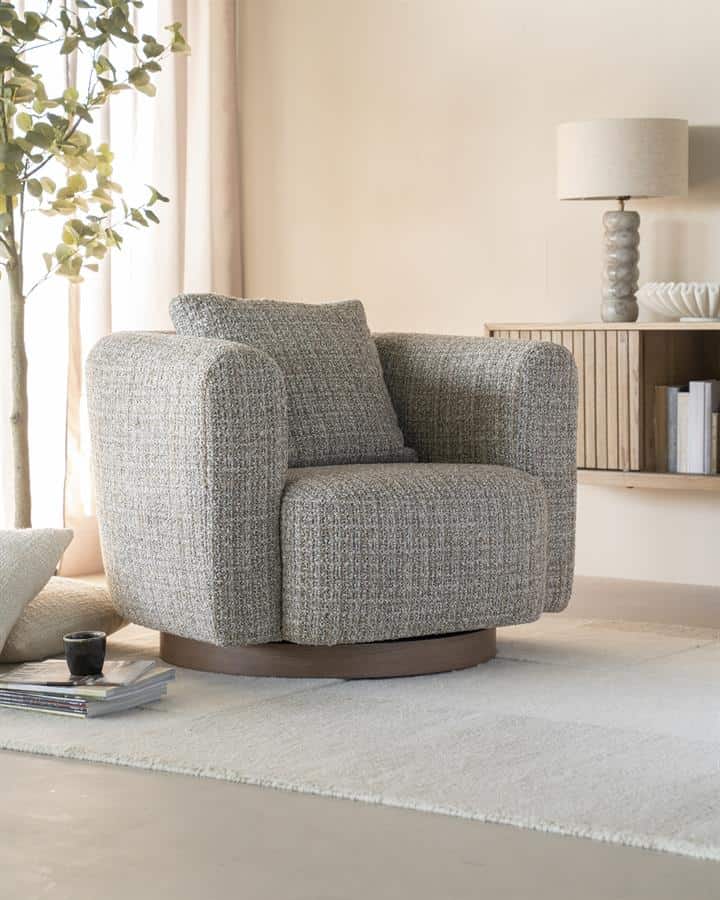 Fauteuil Jordan - taupe Asti
