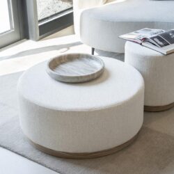 Poef Avah large - beige Mantz