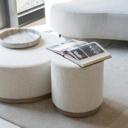 Poef Avah small - beige Mantz