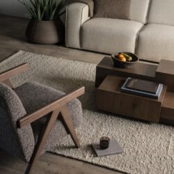 Fauteuil Francis - taupe Flou
