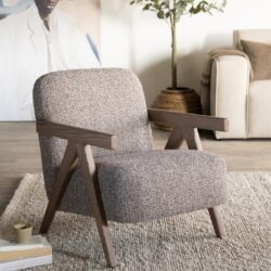 Fauteuil Francis - taupe Flou