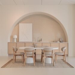 Stoel Mikky naturel - taupe Moon