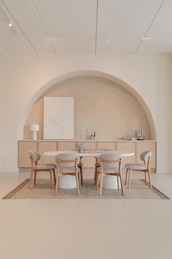 Stoel Mikky naturel - taupe Moon