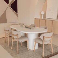 Stoel Mikky naturel - taupe Moon