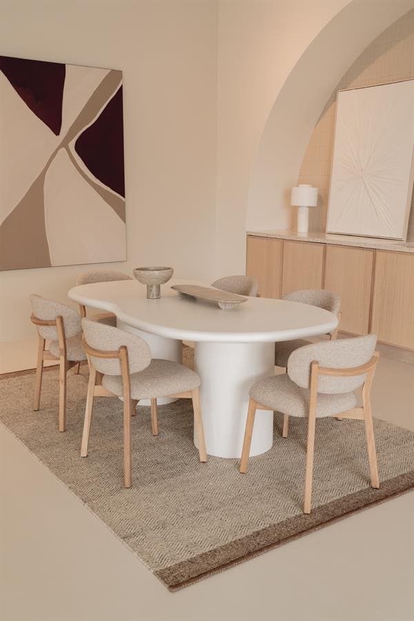 Stoel Mikky naturel - taupe Moon