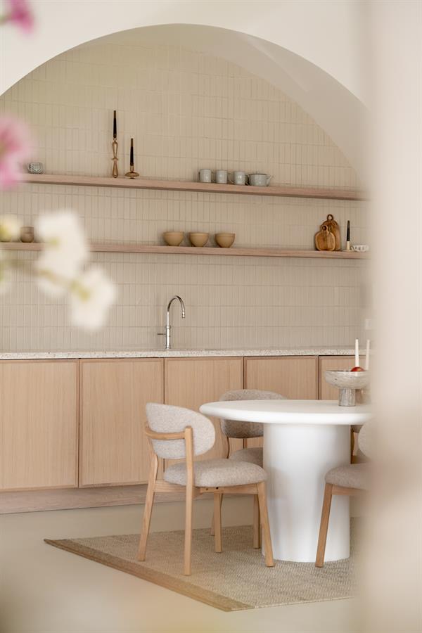 Stoel Mikky naturel - taupe Moon