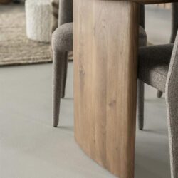 Eettafel Dex 180x90 cm - bruin