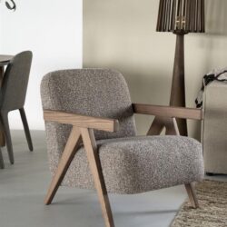 Fauteuil Francis - taupe Flou