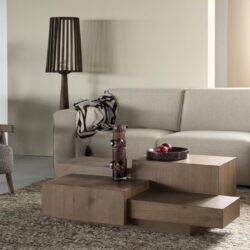 Salontafel Quinten rechthoekig - bruin