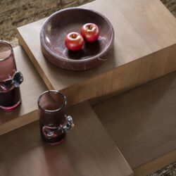 Salontafel Quinten rechthoekig - bruin