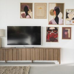 TV meubel Jake 6 drs. - bruin