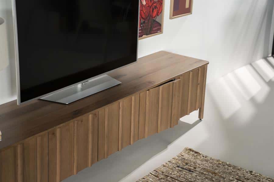 TV meubel Jake 4 drs. - bruin