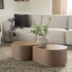 Bijzettafel Jules - lichtbruin