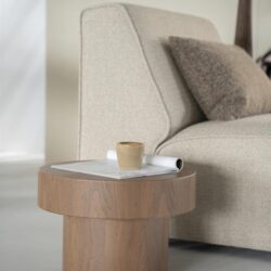 Bijzettafel Bobbie - lichtbruin